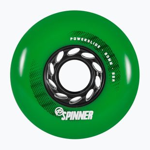 Powerslide Spinner 80mm/88A rollerblade wheels 4 pcs green 905387