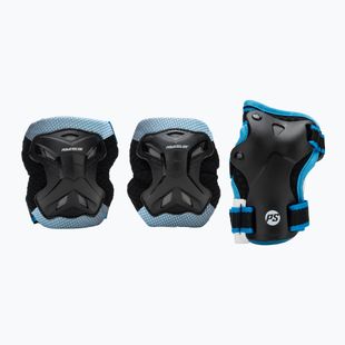Powerslide Kids Pro Set black/blue child protectors