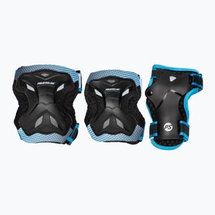 Powerslide Kids Pro Set black/blue child protectors