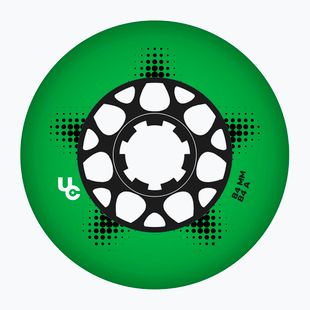 Roller skate wheels UNDERCOVER WHEELS Team Pro 84 mm/84A 4 pcs. green
