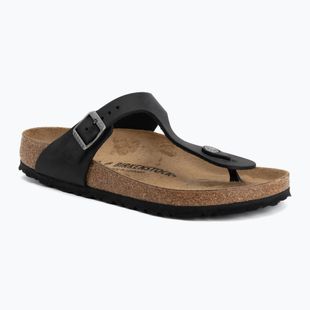Slides BIRKENSTOCK Gizeh Oiled Leather black