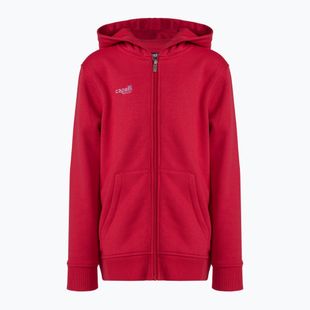 Capelli Basics Youth Zip Football Hoodie red