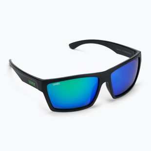 UVEX sunglasses Lgl 29 black mat/mirror green S5309472215