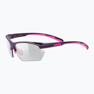 UVEX Sportstyle 802 Small V purple pink matt/smoke sunglasses