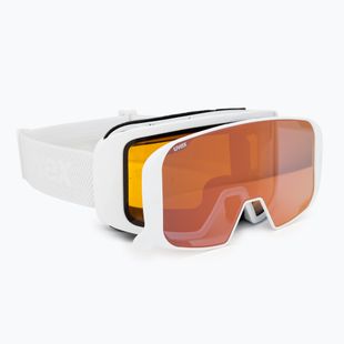 UVEX Saga To S1/S3 ski goggles white shiny/mirror rose/lasergold lite/clear