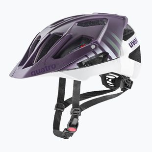Bike helmet UVEX Quatro CC plum/white matt