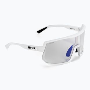 UVEX Sportstyle 235 V white mat/litemirror blue cycling glasses 53/3/031/8803