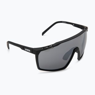 UVEX Mtn Perform black matt/mirror silver sunglasses