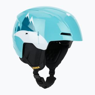 Children's ski helmet UVEX Viti Jr turquoise rabbit