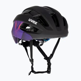 Bike helmet UVEX Rise Pro MIPS black/galaxy matt