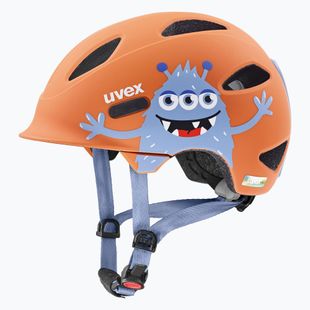 UVEX Oyo Style monster papaya matt children's bike helmet