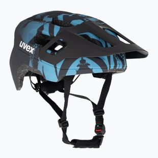 Children's bike helmet UVEX React MIPS Jr azure/deep space matt