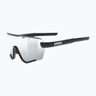 UVEX Sportstyle 236 Small Set sunglasses black matt/mirror silver/clear