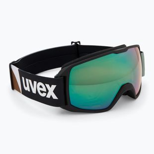 UVEX Xcitd CV ski goggles black matt/mirror opal yellow