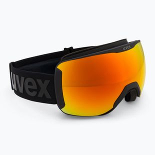 UVEX Downhill 2100 CV ski goggles black matt/mirror orange yellow