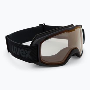 UVEX ski goggles Xcitd V black matt/mirror red clear