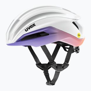 UVEX Surge Aero MIPS bike helmet white/lilac apricot matt