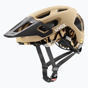 UVEX React MIPS bicycle helmet desert/black matt