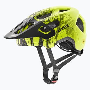 Children's bike helmet UVEX React MIPS Jr lime/black