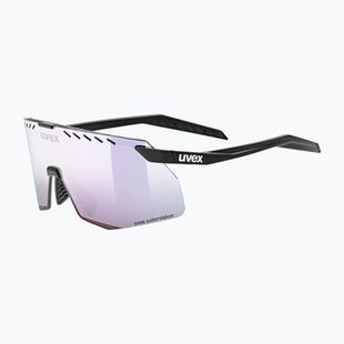 UVEX Pace Stage Small CV sunglasses black matt/mirror pink