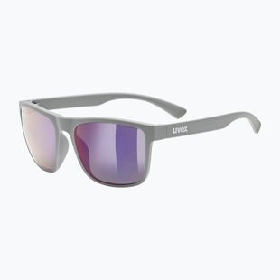Children's sunglasses UVEX Rookie Jr grey matt/mirror blue