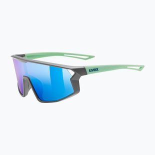 UVEX children's sunglasses Skyryse Jr grey/green matt/mirror blue