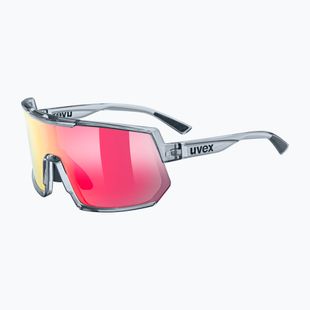 UVEX sunglasses Sportstyle 235 smoke transparent/mirror red