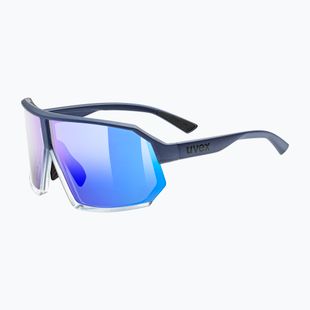 UVEX Sportstyle 237 metallic blue/clear/mirror blue sunglasses