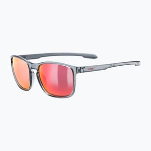 UVEX sunglasses LGL 52 smoke/mirror red