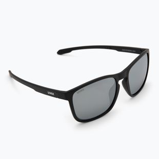 UVEX sunglasses LGL 52 black matt/mirror silver