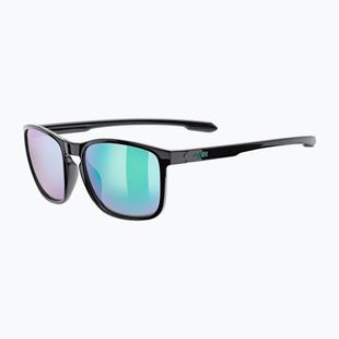UVEX sunglasses LGL 52 black/mirror green