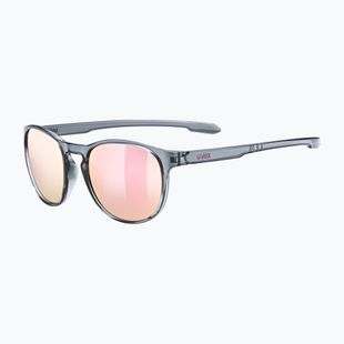 UVEX sunglasses LGL 53 smoke/mirror pink
