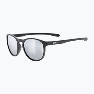 UVEX sunglasses LGL 53 black matt/mirror silver
