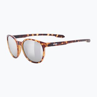 UVEX sunglasses LGL 54 havanna matt/litemirror silver