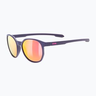 UVEX sunglasses LGL 54 blue matt/mirror purple