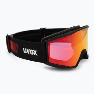 Ski goggles UVEX Blast CV black matt/mirror red