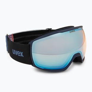 Ski goggles UVEX Victorious FM dust blue matt/mirror sapphire