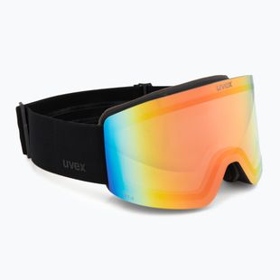 Ski goggles UVEX Provoqe V black matt/vario rainbow mirror