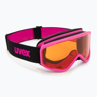 Children's ski goggles UVEX Speedy Nova Jr pink/lasergold