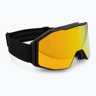 Ski goggles UVEX Gravity FM black matt/mirror yellow/orange/clear