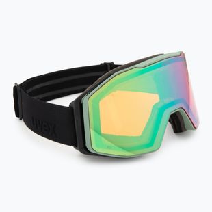 Ski goggles UVEX Gravity FM oxid matt green/mirror opal/orange/clear