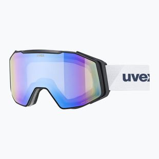 Ski goggles UVEX Gravity FM S2 black matt/mirror blue