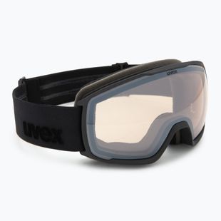Ski goggles UVEX Victorious S V black matt/vario silver mirror