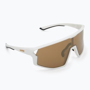 Sunglasses Uvex Skyryse white matt/mirror gold