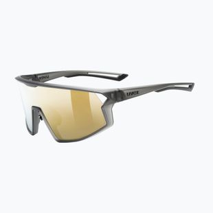 Sunglasses UVEX Skyryse smoke matt/mirror gold