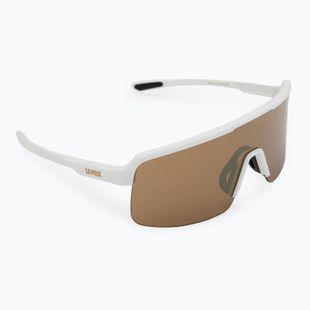 Sunglasses Uvex Dyrt white matt/mirror gold