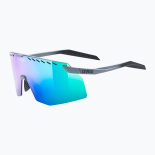 Sunglasses UVEX Pace Stage grey matt/mirror green