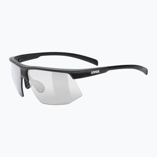 Sunglasses UVEX Aerios V black matt/smoke