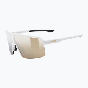Sunglasses UVEX Ramp white matt/mirror gold
