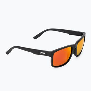 Sunglasses UVEX Poise black matt/mirror red